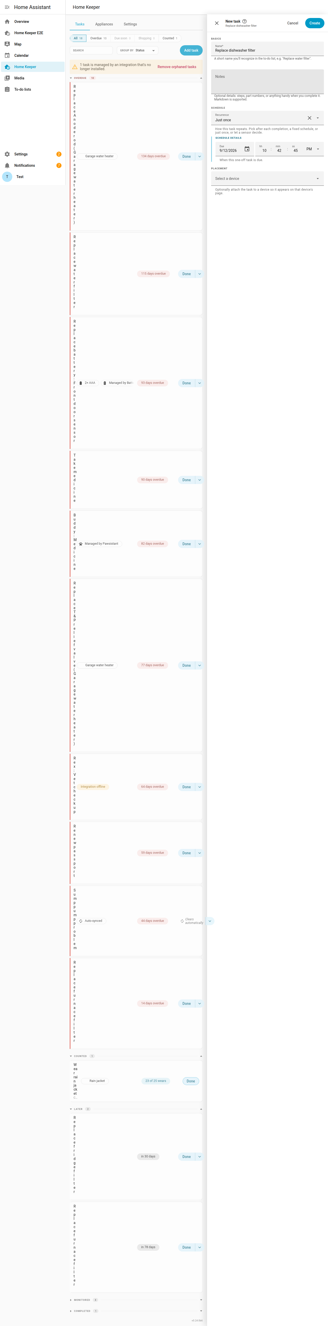 Creating a one-off task (no cadence, just a due date)