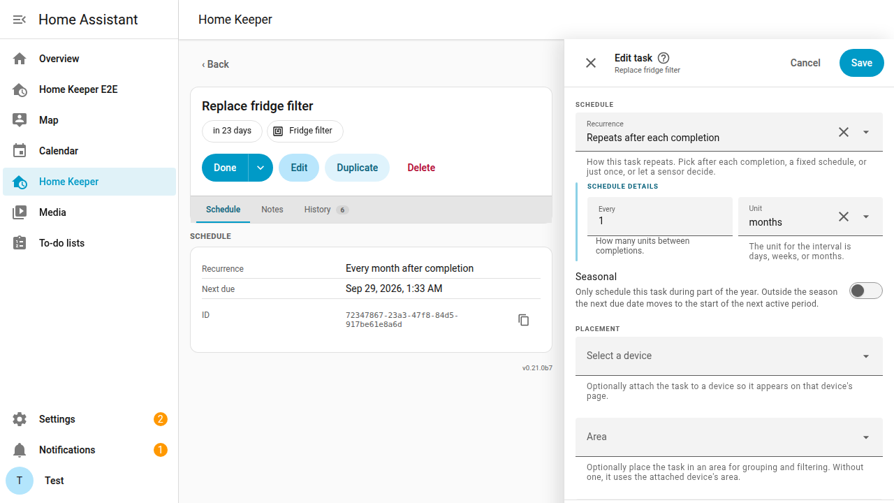 The task form's NFC/RFID tag picker and the require-scan toggle